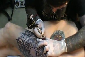 XHAMSTER - Tattooing Bulgarian Milf Masturbation