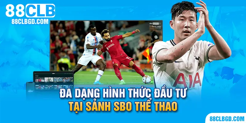 Đa dạng hình thức đầu tư tại sảnh SBO Thể Thao