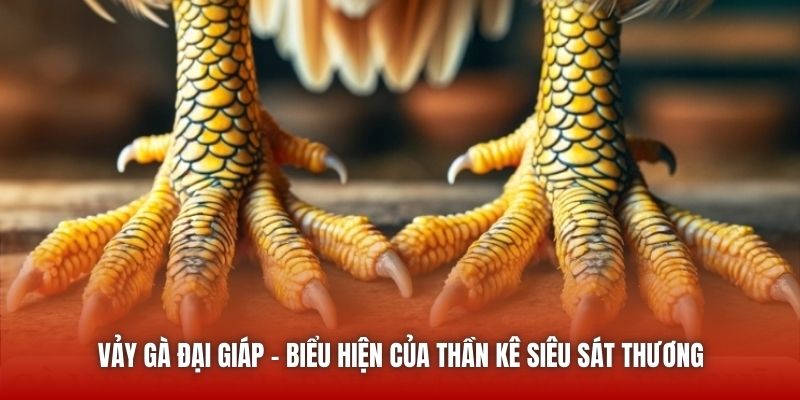 Vảy gà đại giáp - Biểu hiện của thần kê siêu sát thương